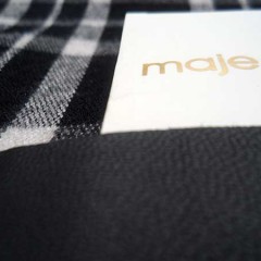 MAJE camisa, MAJE vestido… Modelo Grunge
