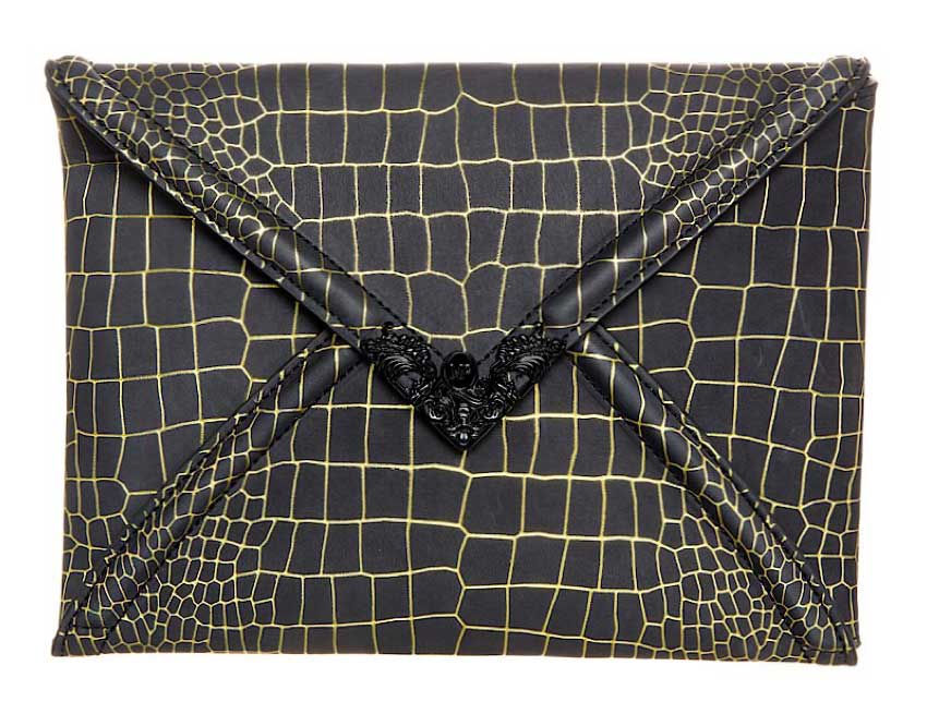 Clutch Negro Alexander McQueen