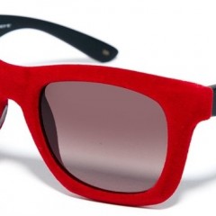 KARL LAGERFELD e ITALIA INDEPENDENT: gafas de sol de terciopelo